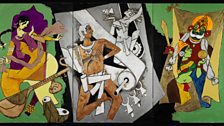 M.F. Husain, Indian Dance forms, 2008-2011