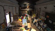 Store room at the Royal Victoria Hospital