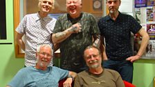 John Conolly and Rob Van Sante with David, Lee and Mark Durberville at ˿ Leeds