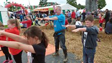 Tommo yn mwynhau Eisteddfod yr Urdd Meirionnydd 2014