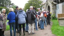 An eager audience in Hay