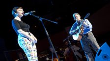 Chris Jones and Georgia Ruth performing in tv NOW It's Your Turn at St David’s Hall on Friday 23 May 2014