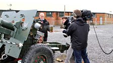 Filming at the Royal Armouries