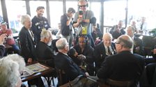 Chris talks to some of the many veterans in Arromanches for the D-Day 70 commemorations