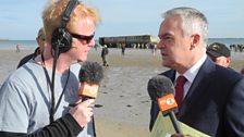 Chris chats to Huw Edwards, who's presenting 鶹ҳ One's live D-Day anniversary programmes