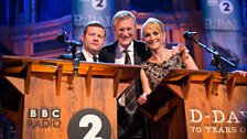 Dermot O'Leary, Jeremy Vine and Louise Minchin