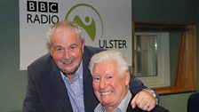 Roy Walker with Gerry Kelly in our ý Radio Ulster Studios