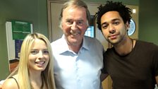 New British country duo The Shires with Sir Terry Wogan