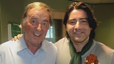 Irish singer-songwriter and author Brian Kennedy with Sir Terry Wogan