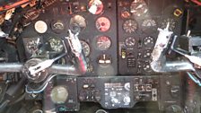 Inside the Canberra cockpit