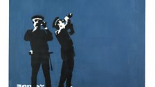 Avon and Somerset Constabulary, Banksy, stencilled with the artist’s name.