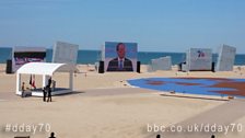 François Hollande speaking at the International event