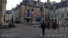 The National Gendarmerie prepare the streets of Bayeux