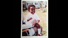 Lorraine as a baby