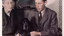 Virginia and Leonard Woolf by Gisele Freund, 1939