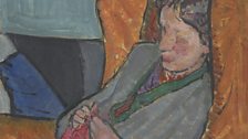 Virginia Woolf in an Armchair by Vanessa Bell c. 1912