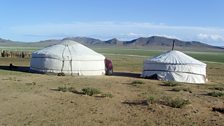 Yurts ann am Bayangobi