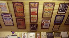 Relics from Glasgow’s variety theatre past, preserved in an attic just outside Glasgow