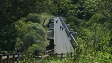 Gem Bridge - influenced by Brunel it spans a secluded valley in Dartmoor National Park