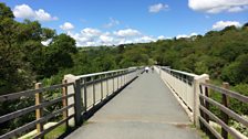 A closer look at Gem Bridge which spans a valley on Dartmoor