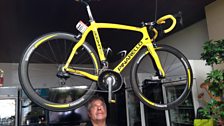 Tolo and Bradley's Tour De France winning bike