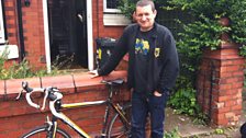 Former Housemartins and Beautiful South singer and cycling fan Paul Heaton went on tour on his bike