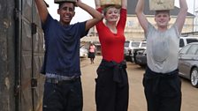 Muj, Kaleigh and Sean put to the test in the slums of Lagos