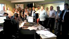 The generous Children in Need "Dirty Dozen" bidders join Chris in the Radio 2 studio.