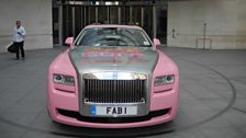 The FAB 'Lady Penelope' pink Rolls-Royce Ghost