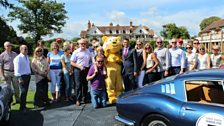 The Children in Need 'Dirty Dozen' arrive safe and sound at Chewton Glen