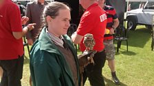 The Raptor Trust brought this visitor to our stand at the showground