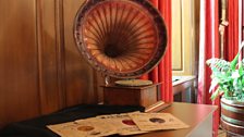 Old gramophone on display at Dunham Massey