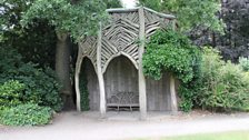 The lovely pergola in the garden at Dunham Massey