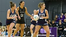 Scotland international Karin Connell in action against world no. 1 side the Silver Ferns of New Zealand