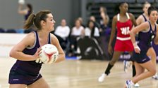 Scotland international Karin Connell in action against Trinidad & Tobago