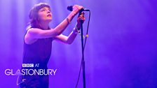 Chvrches at Glastonbury 2014