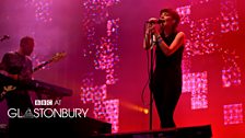 Chvrches at Glastonbury 2014