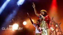 M.I.A at Glastonbury 2014