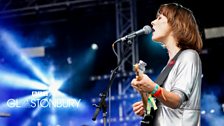 Cate Le Bon at Glastonbury 2014