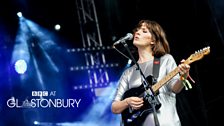 Cate Le Bon at Glastonbury 2014