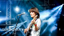 Cate Le Bon at Glastonbury 2014