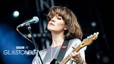 Cate Le Bon at Glastonbury 2014