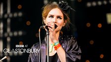 Nina Persson at Glastonbury 2014