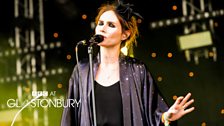 Nina Persson at Glastonbury 2014