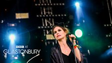 Nina Persson at Glastonbury 2014