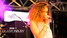 Izzy Bizu at Glastonbury 2014