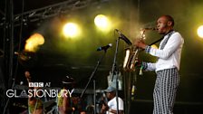 Seun Kuti & Egypt 80 at Glastonbury 2014