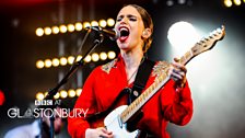 Anna Calvi at Glastonbury 2014