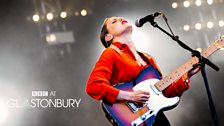 Anna Calvi at Glastonbury 2014