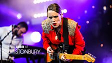 Anna Calvi at Glastonbury 2014